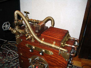 Illustration for article titled Steampunk PC Gives us a Warm Glow Inside